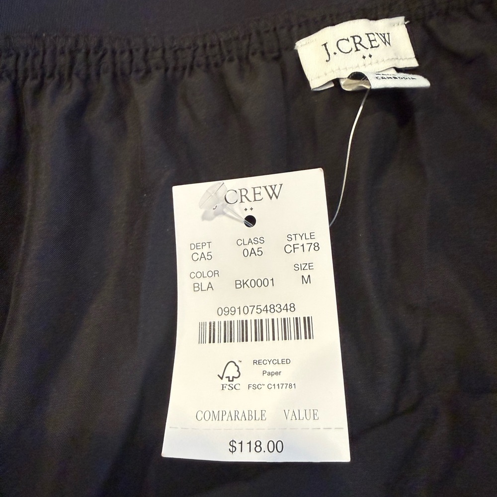 J. Crew Black Tiered Maxi Skirt - Picture 5 of 6